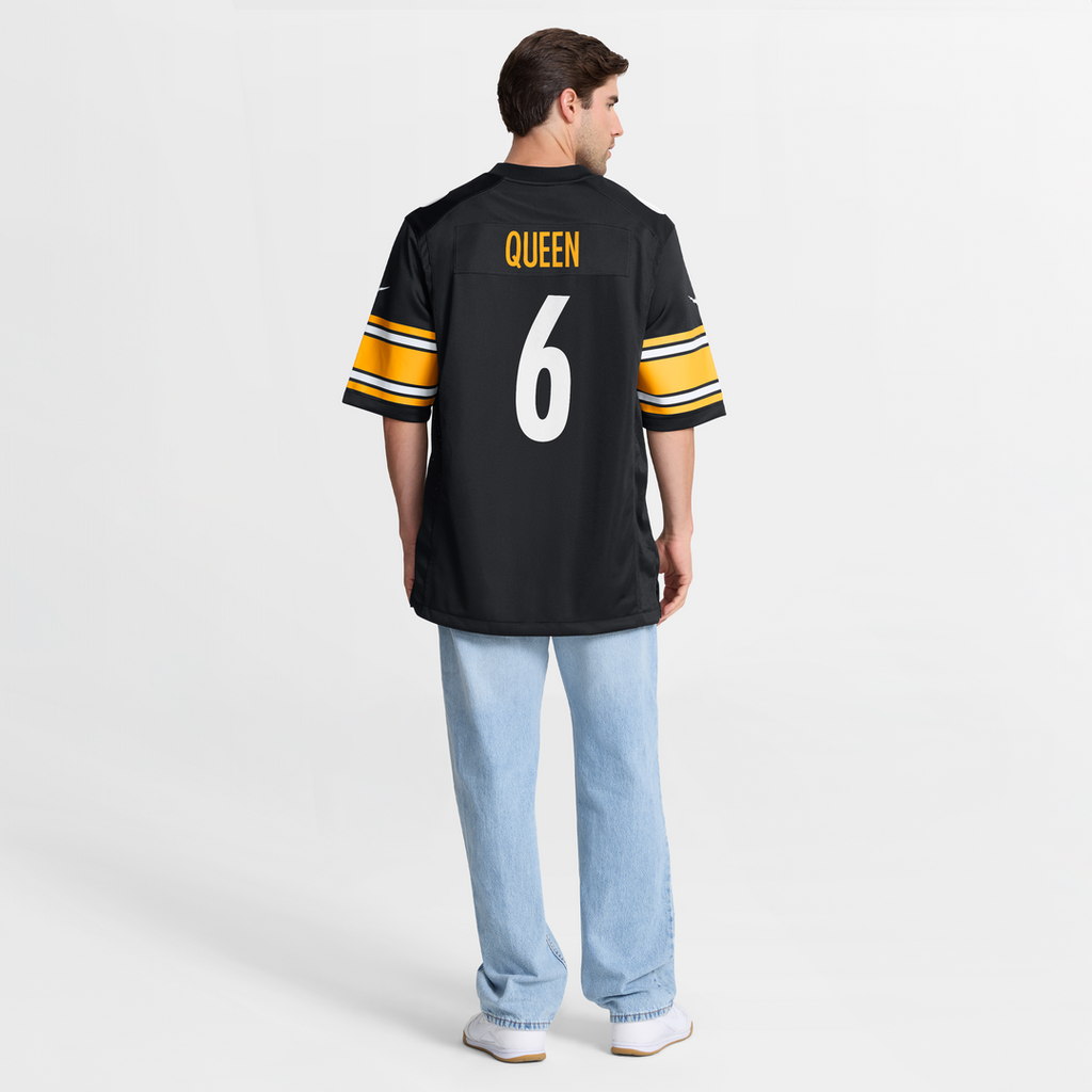 Pittsburgh Steelers Patrick Queen Nike Gold Alternate 1933 Throwback Game Jersey