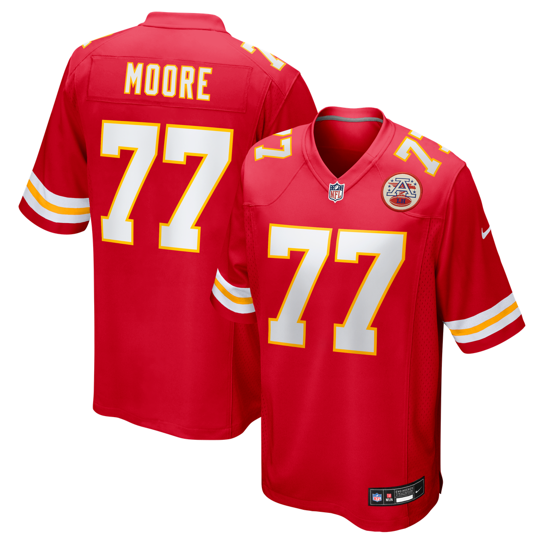 Kansas City Chiefs Jaylon Moore Nike Red Game Jersey