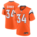 Denver Broncos JL Skinner Nike Orange Game Jersey