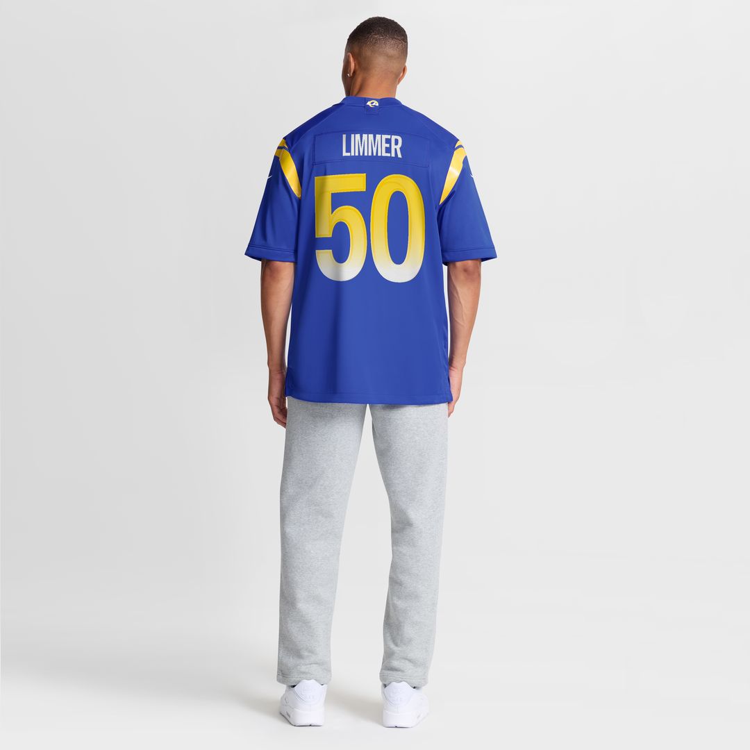 Los Angeles Rams Beaux Limmer Nike Royal Game Jersey