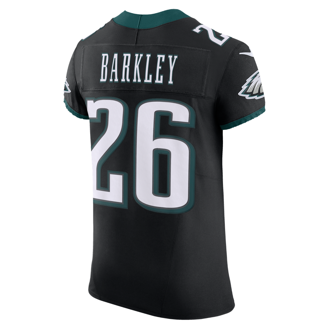 Philadelphia Eagles Saquon Barkley Nike Black Alternate Vapor FUSE Elite Jersey