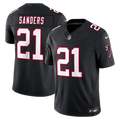Atlanta Falcons Deion Sanders Nike Black Alternate Throwback Vapor FUSE Stitched Retired Limited Jersey