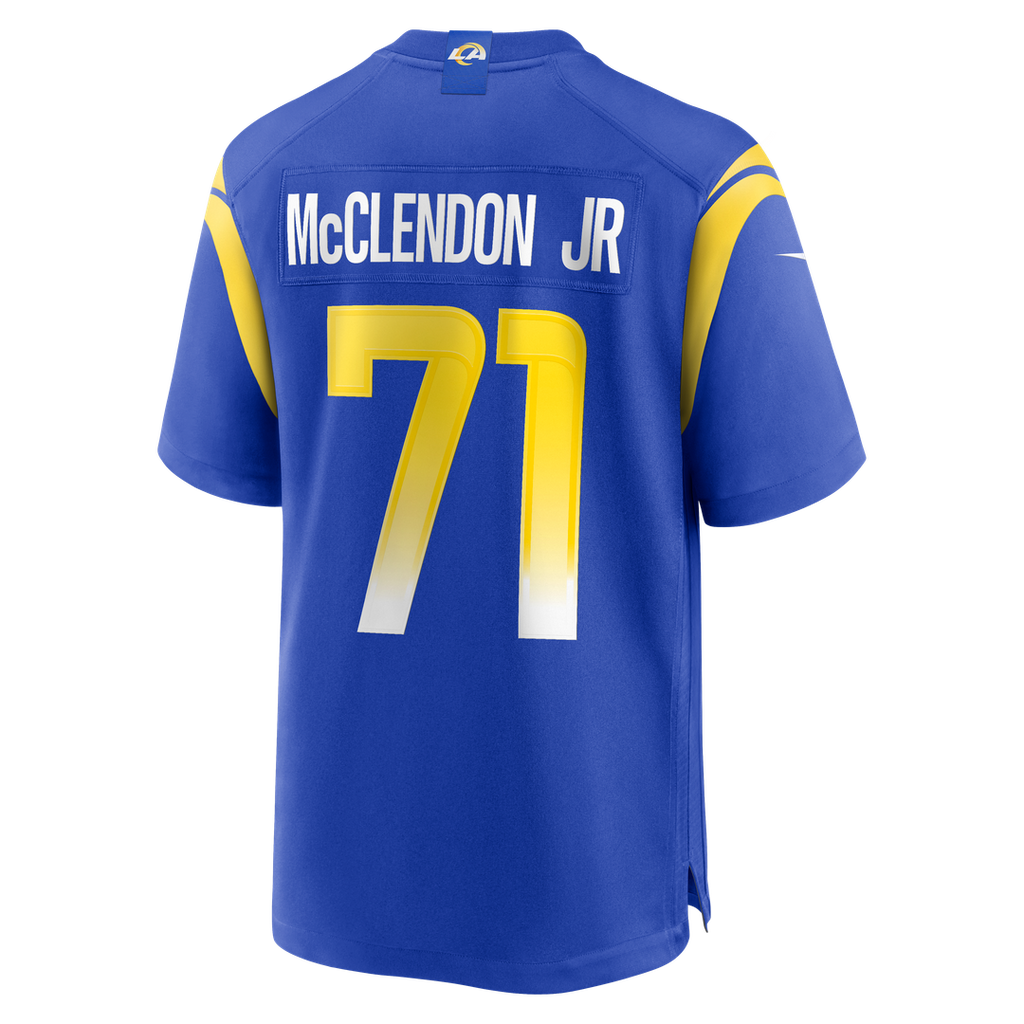 Los Angeles Rams Warren McClendon Jr. Nike Royal Game Jersey