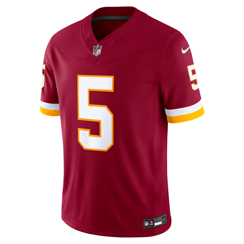 Washington Commanders Jayden Daniels Nike Burgundy Team Vapor FUSE Stitched Limited Jersey