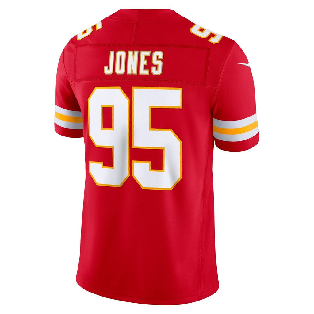 Kansas City Chiefs Chris Jones Nike Red Team Vapor FUSE Stitched Limited Jersey