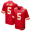 Kansas City Chiefs Mansoor Delane Nike Red Game Jersey