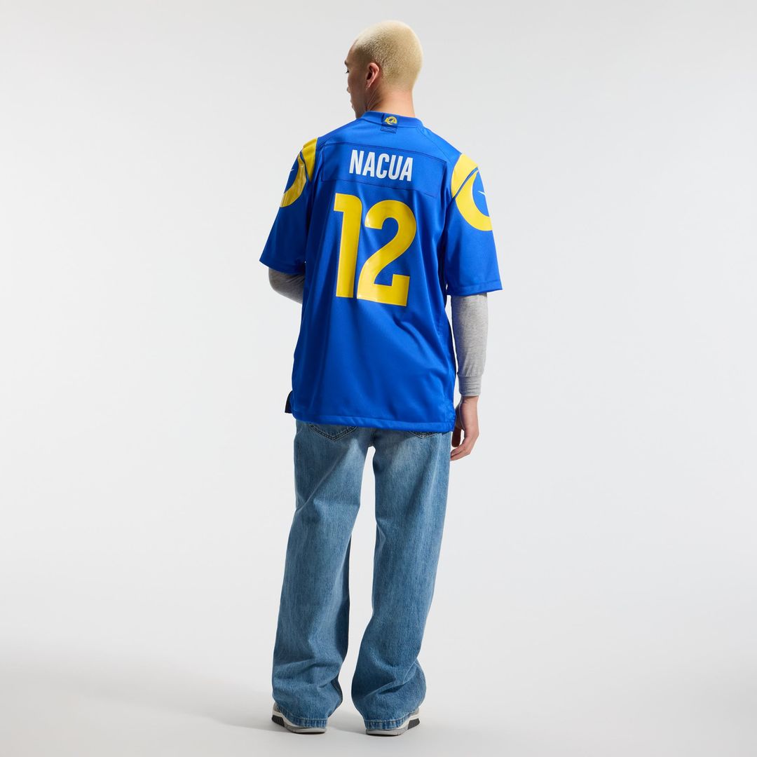 Los Angeles Rams Puka Nacua Nike White White Game Jersey