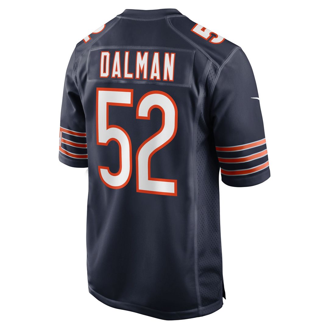 Chicago Bears Drew Dalman Nike Navy Game Jersey