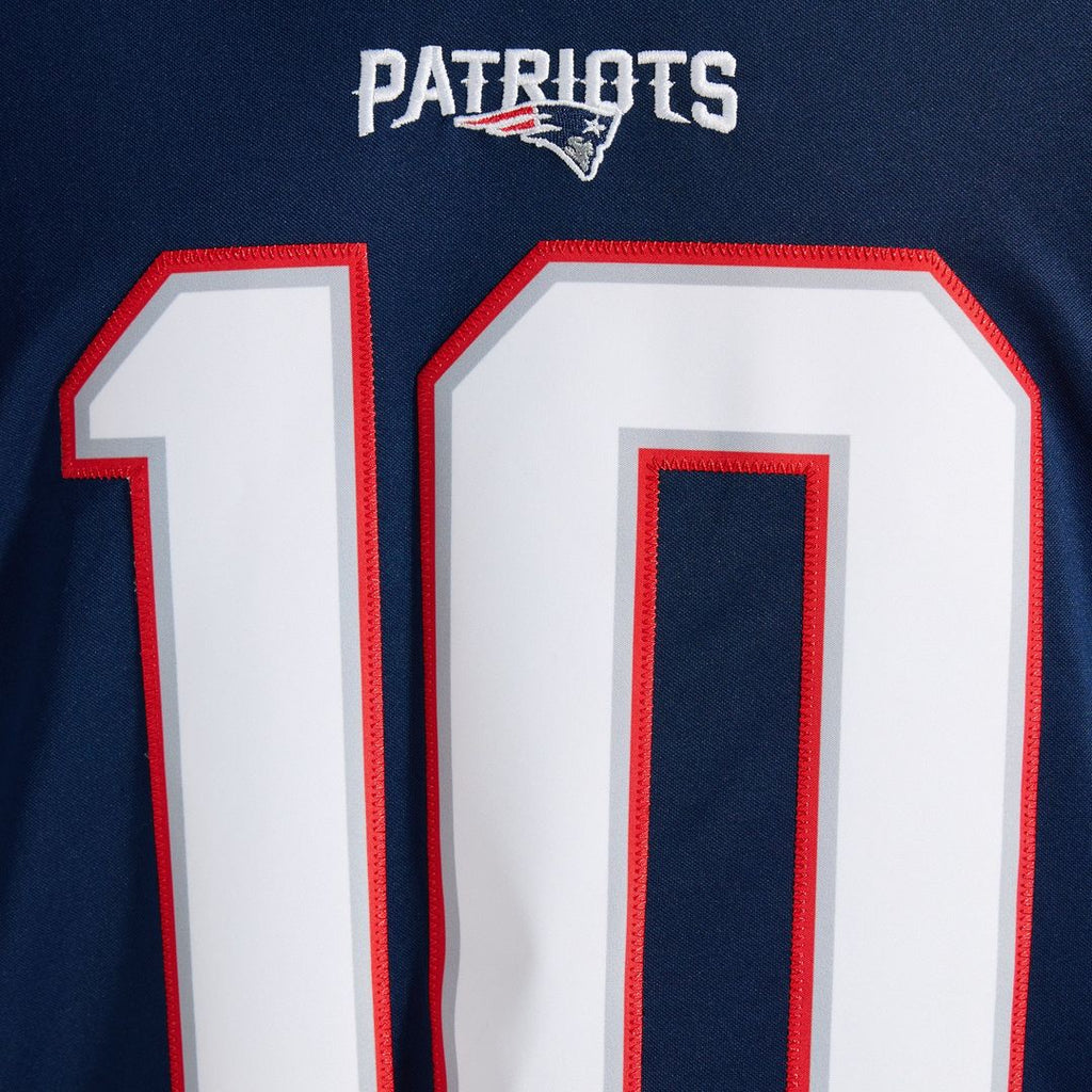 New England Patriots Drake Maye Nike Navy Team Vapor FUSE Stitched Limited Jersey