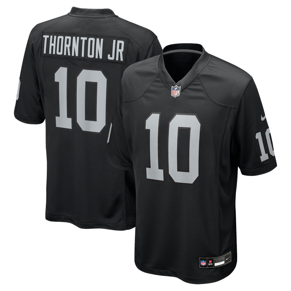Las Vegas Raiders Dont'e Thornton Jr. Nike Black Game Jersey