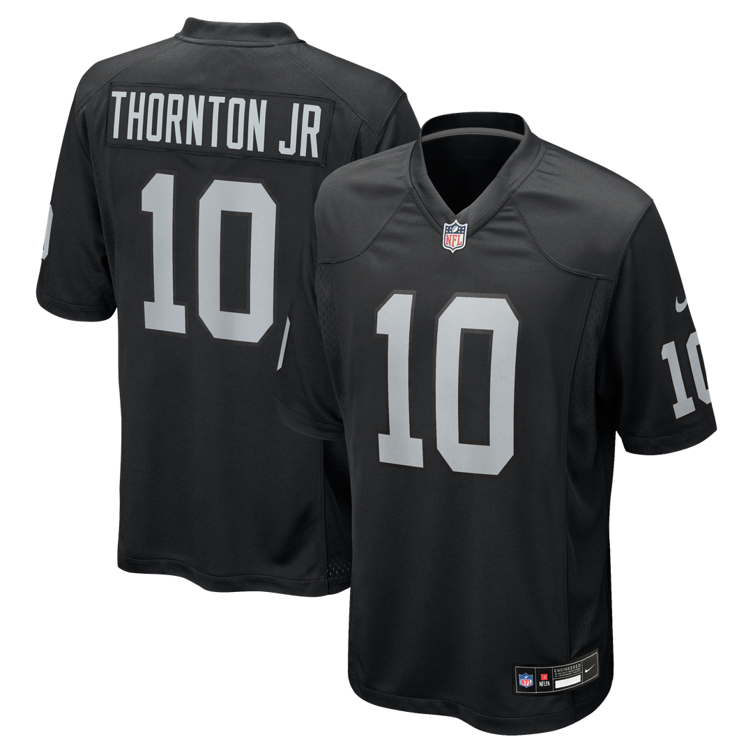 Las Vegas Raiders Dont'e Thornton Jr. Nike Black Game Jersey