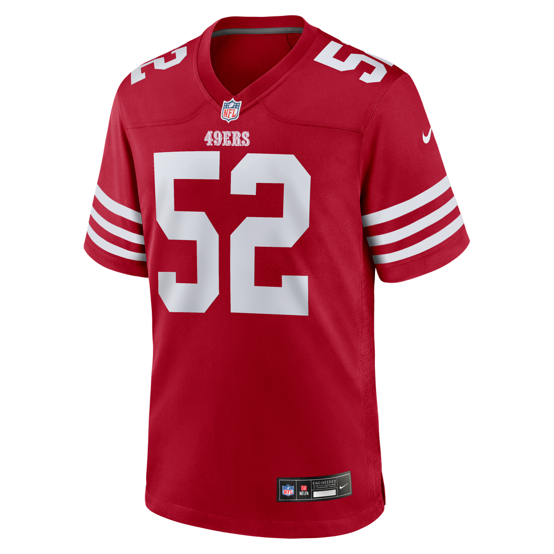 San Francisco 49ers Patrick Willis Nike Scarlet Retired Game Jersey