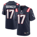 New England Patriots Bryce Baringer Nike Navy Game Jersey