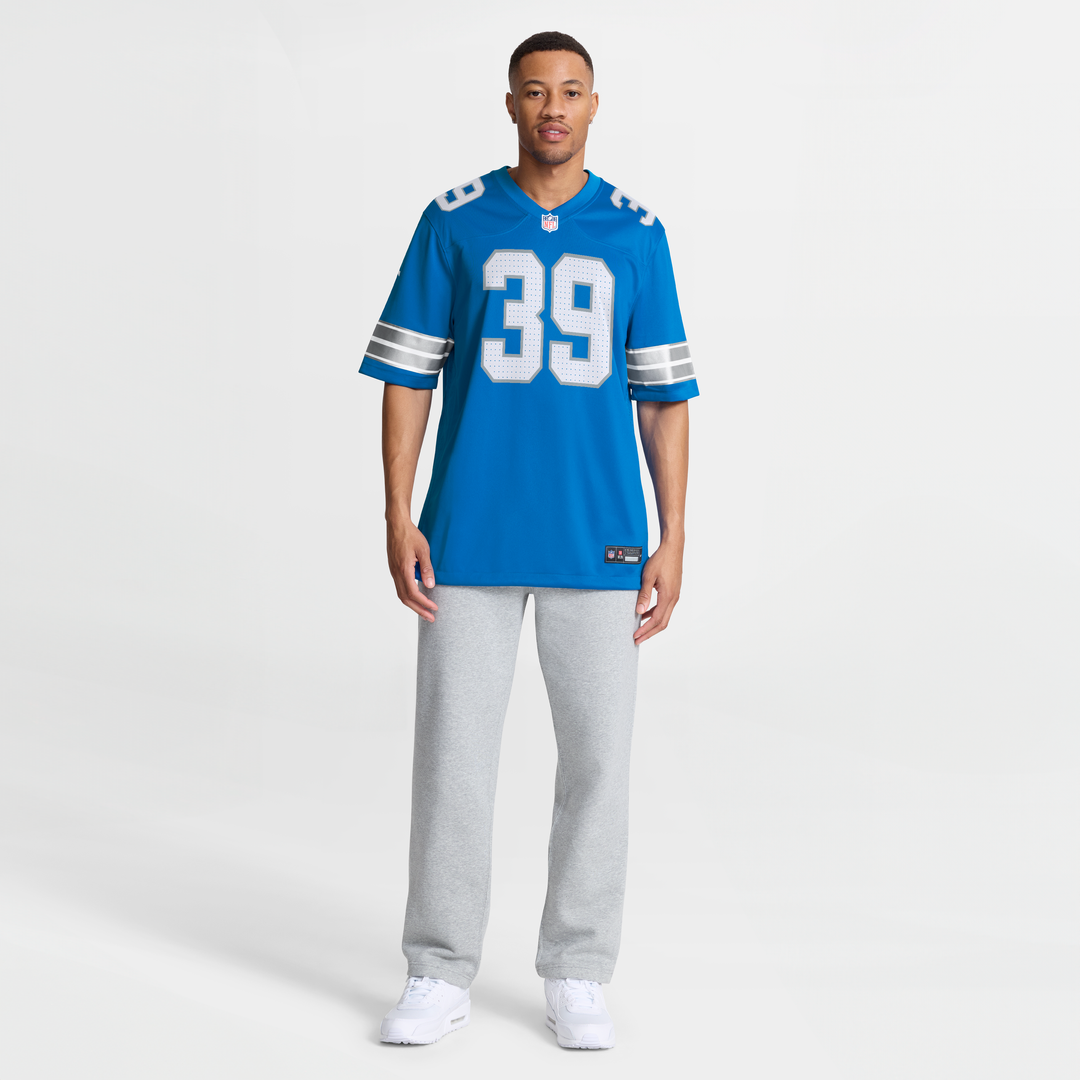 Detroit Lions Jake Bates Nike Blue Game Jersey