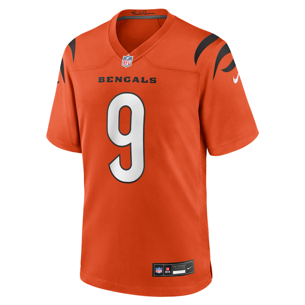 Cincinnati Bengals Joe Burrow Nike Black Game Jersey