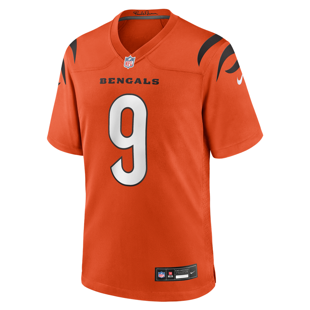 Cincinnati Bengals Joe Burrow Nike Black Game Jersey