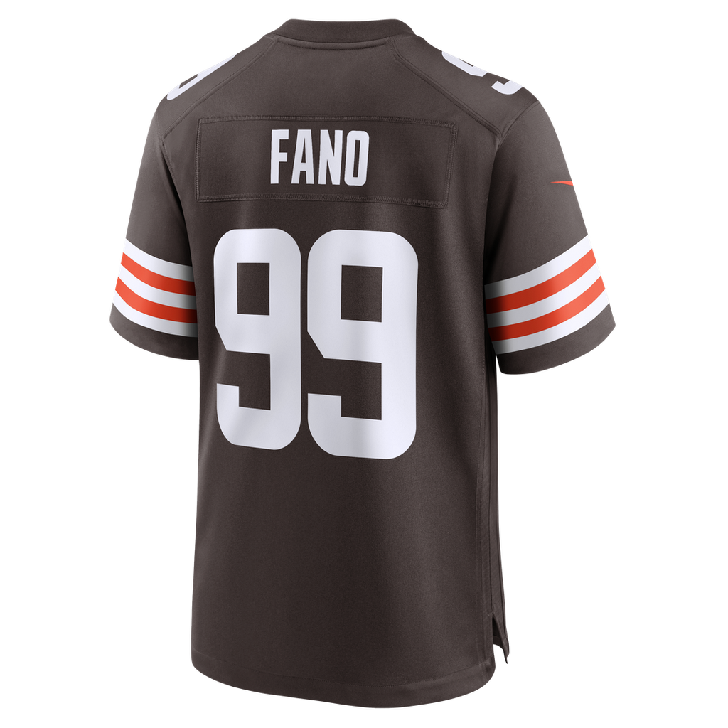 Cleveland Browns Logan Fano Nike Brown Game Jersey