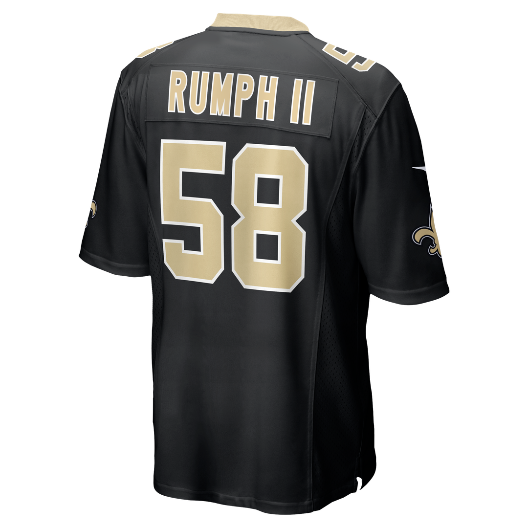 New Orleans Saints Chris Rumph II Nike Black Game Jersey