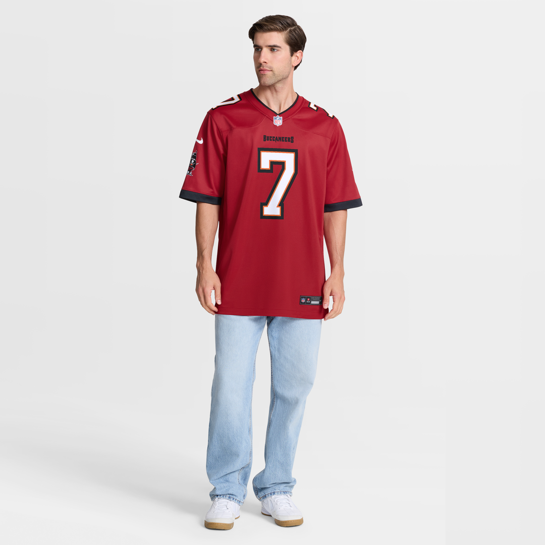 Tampa Bay Buccaneers Bucky Irving Nike Pewter Alternate Game Jersey