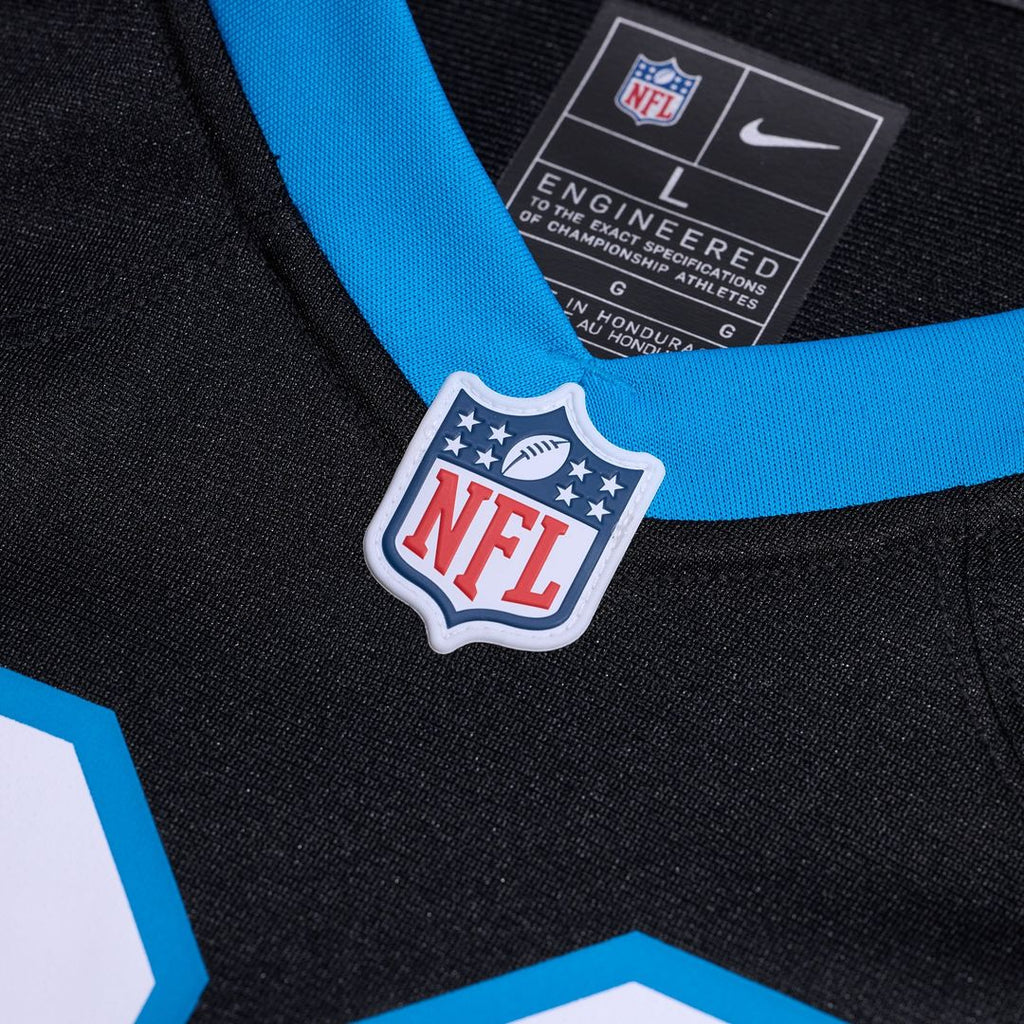 Carolina Panthers Rashard Lawrence Nike Black Game Jersey
