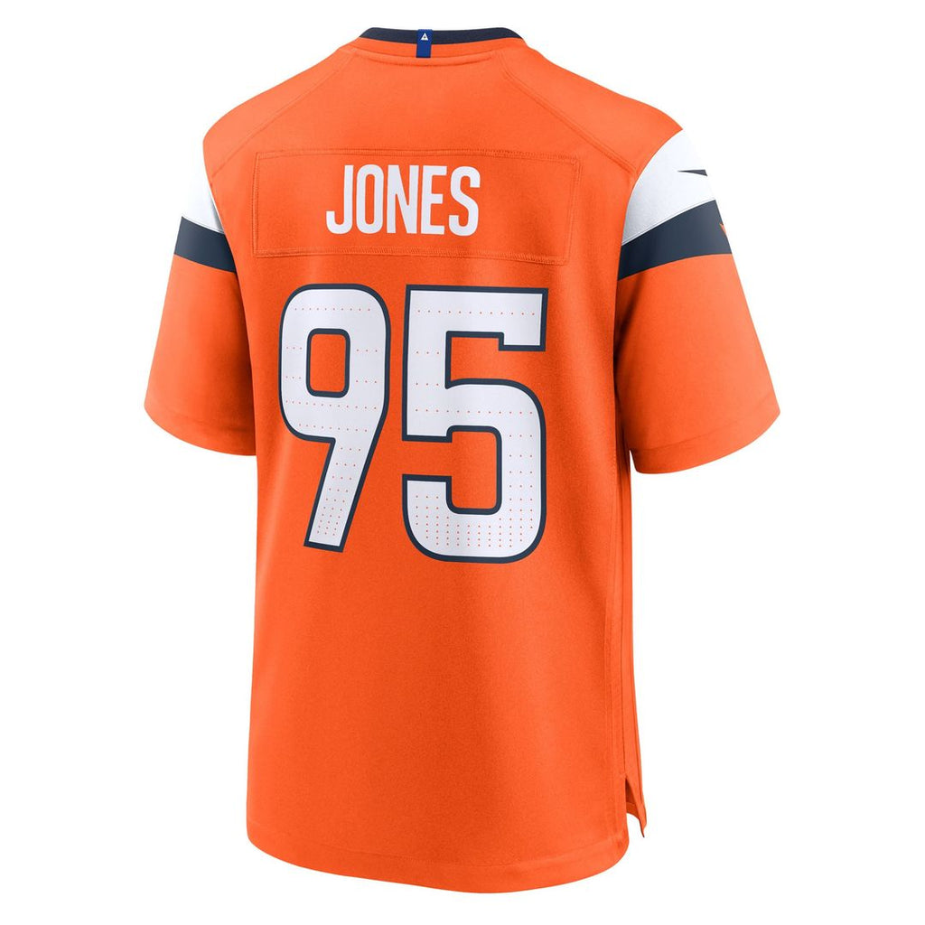 Denver Broncos Sai'vion Jones Nike Orange Game Jersey