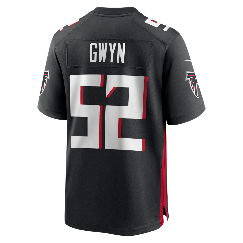 Atlanta Falcons Jovaughn Gwyn Nike Black Game Jersey