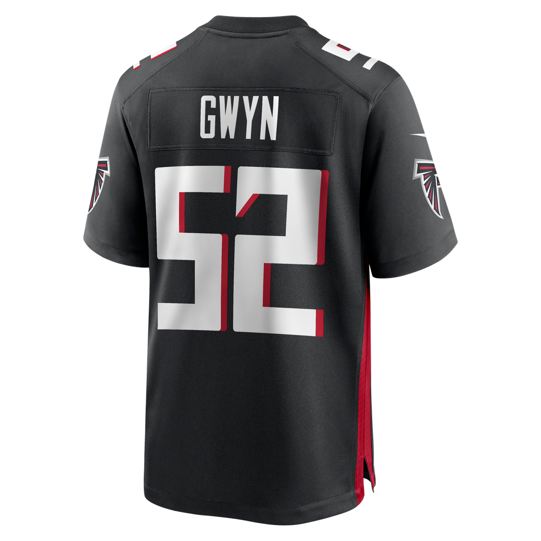 Atlanta Falcons Jovaughn Gwyn Nike Black Game Jersey