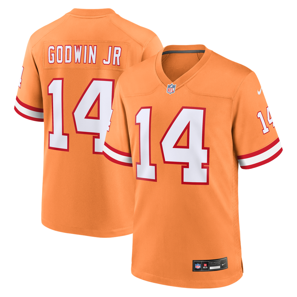 Tampa Bay Buccaneers Chris Godwin Jr. Nike Orange Alternate Game Jersey