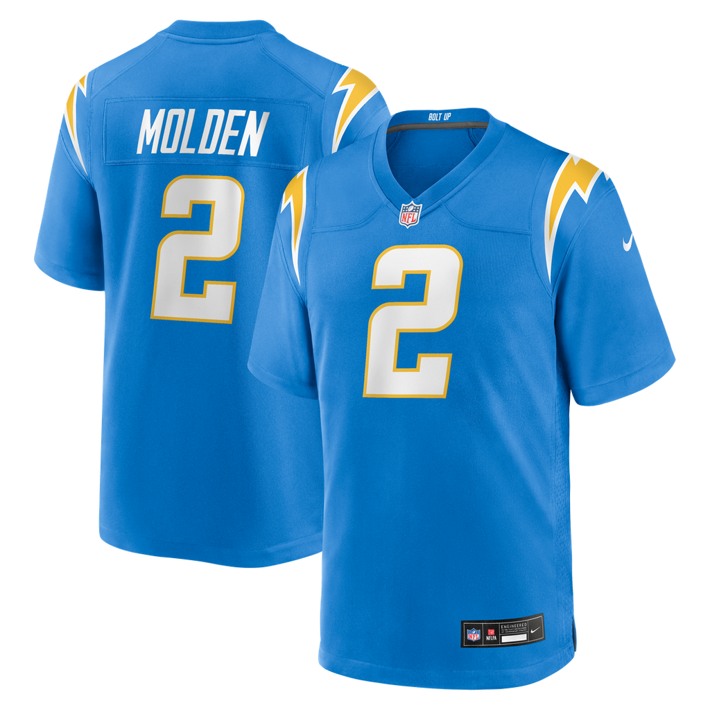 Los Angeles Chargers Elijah Molden Nike Powder Blue Game Jersey