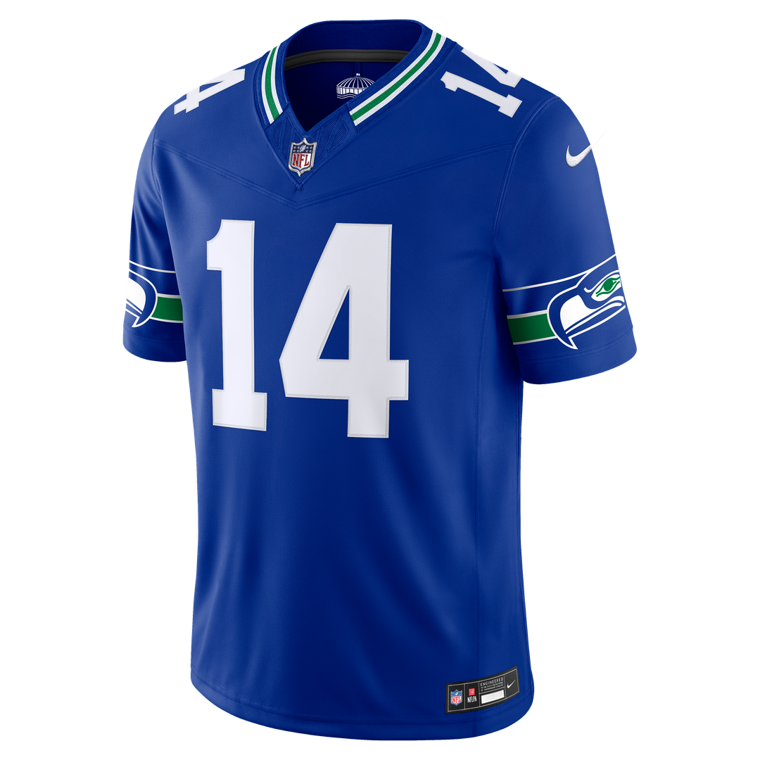 Seattle Seahawks Sam Darnold Nike College Navy Team Vapor FUSE Stitched Limited Jersey