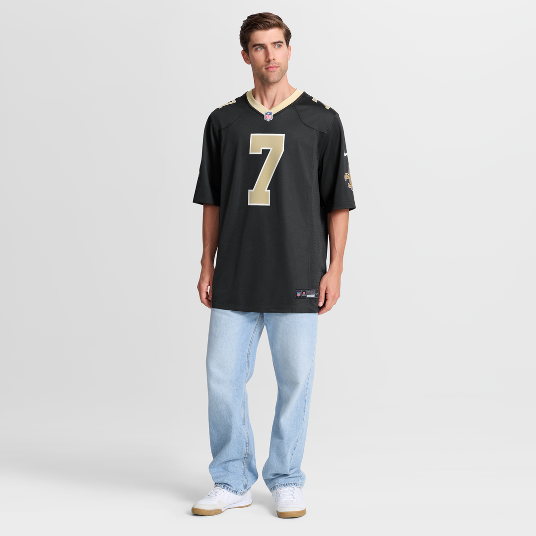 New Orleans Saints Morten Andersen Nike Black Retired Player Game Jersey