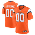 Denver Broncos Nike Orange Team Custom Jersey