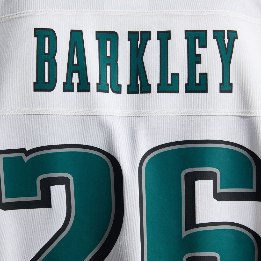 Philadelphia Eagles Saquon Barkley Nike Midnight Green Game Jersey
