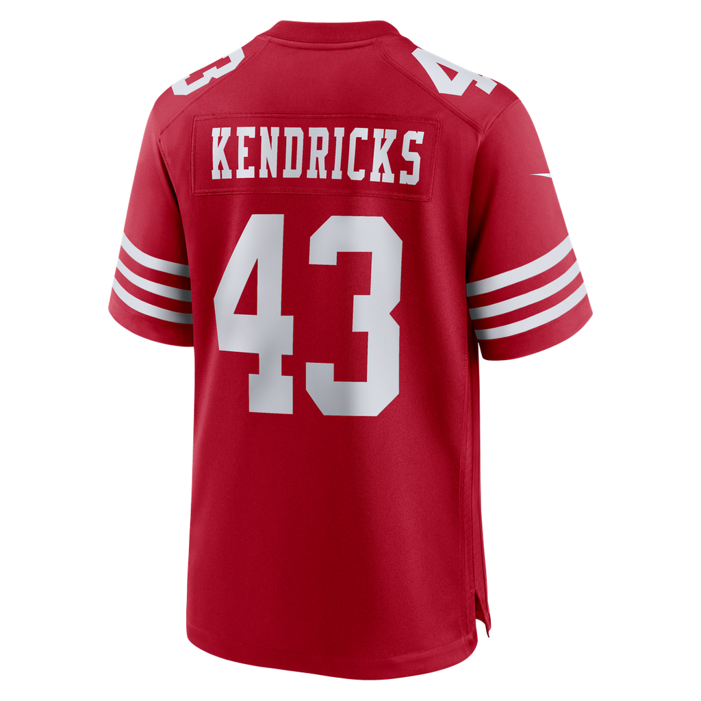 San Francisco 49ers Eric Kendricks Nike Scarlet Game Jersey