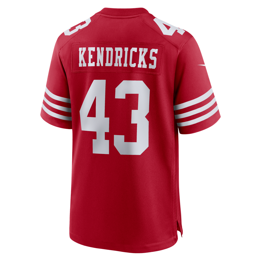 San Francisco 49ers Eric Kendricks Nike Scarlet Game Jersey