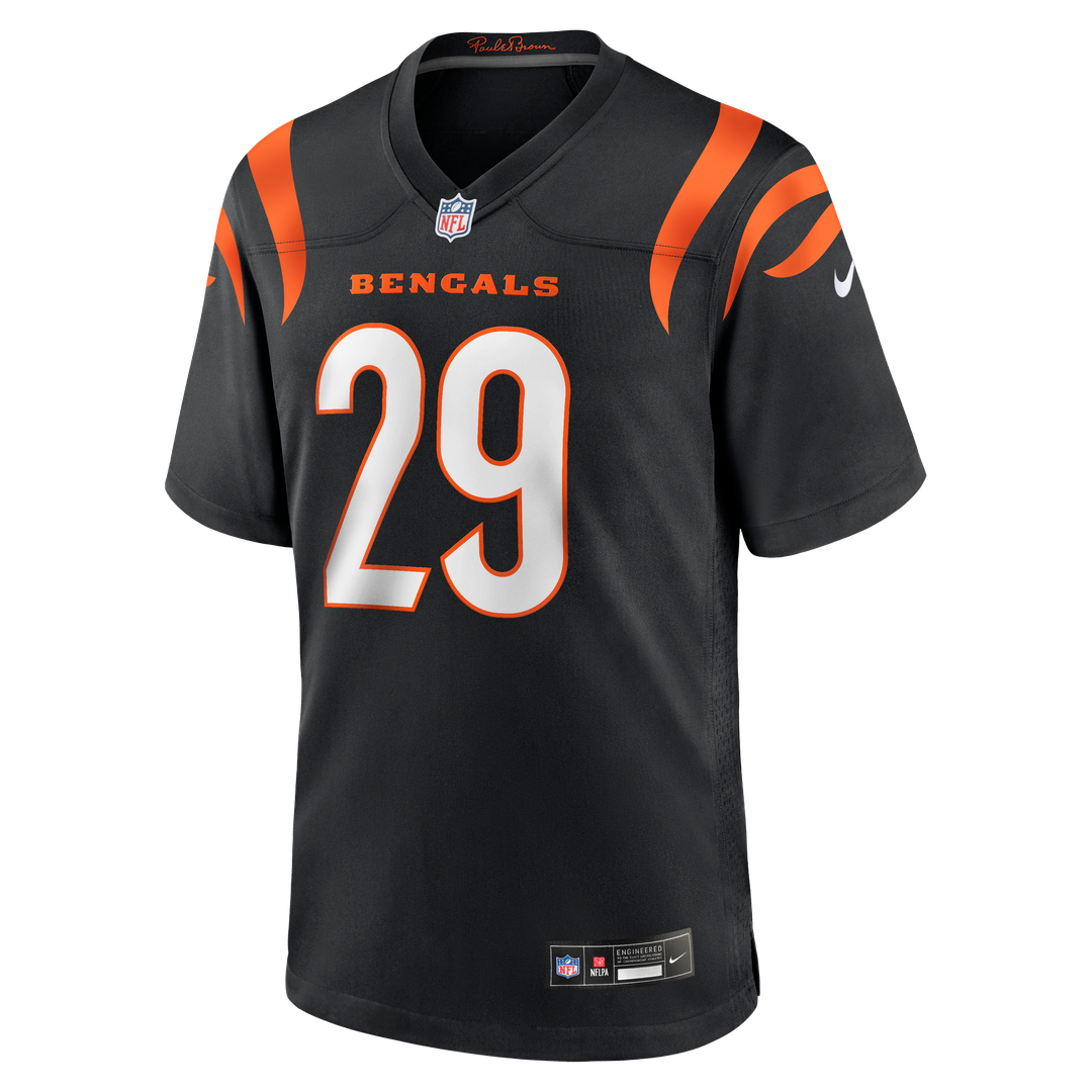 Cincinnati Bengals Kyle Dugger Nike Black Game Jersey