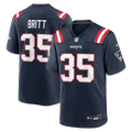New England Patriots K.J. Britt Nike Navy Game Jersey