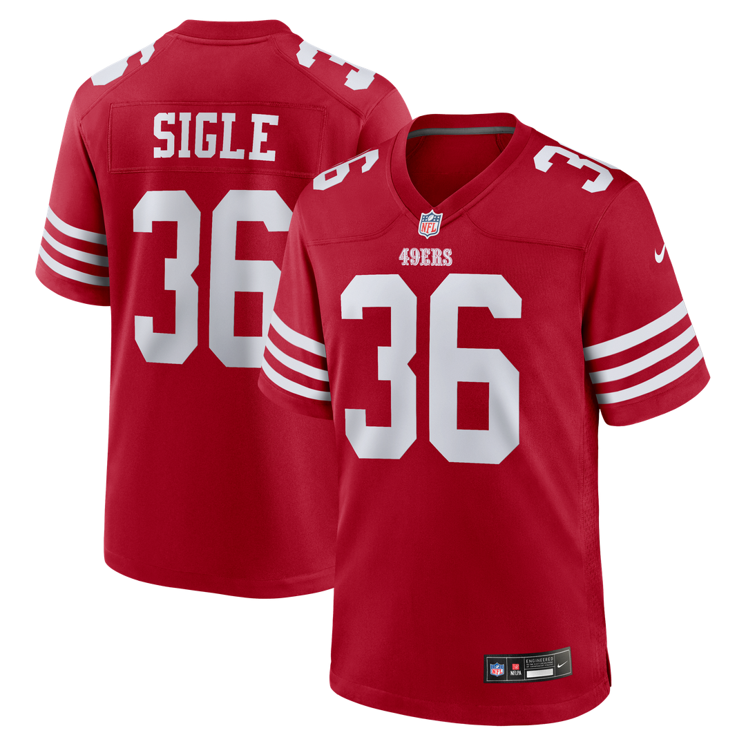 San Francisco 49ers Marques Sigle Nike Scarlet Game Jersey
