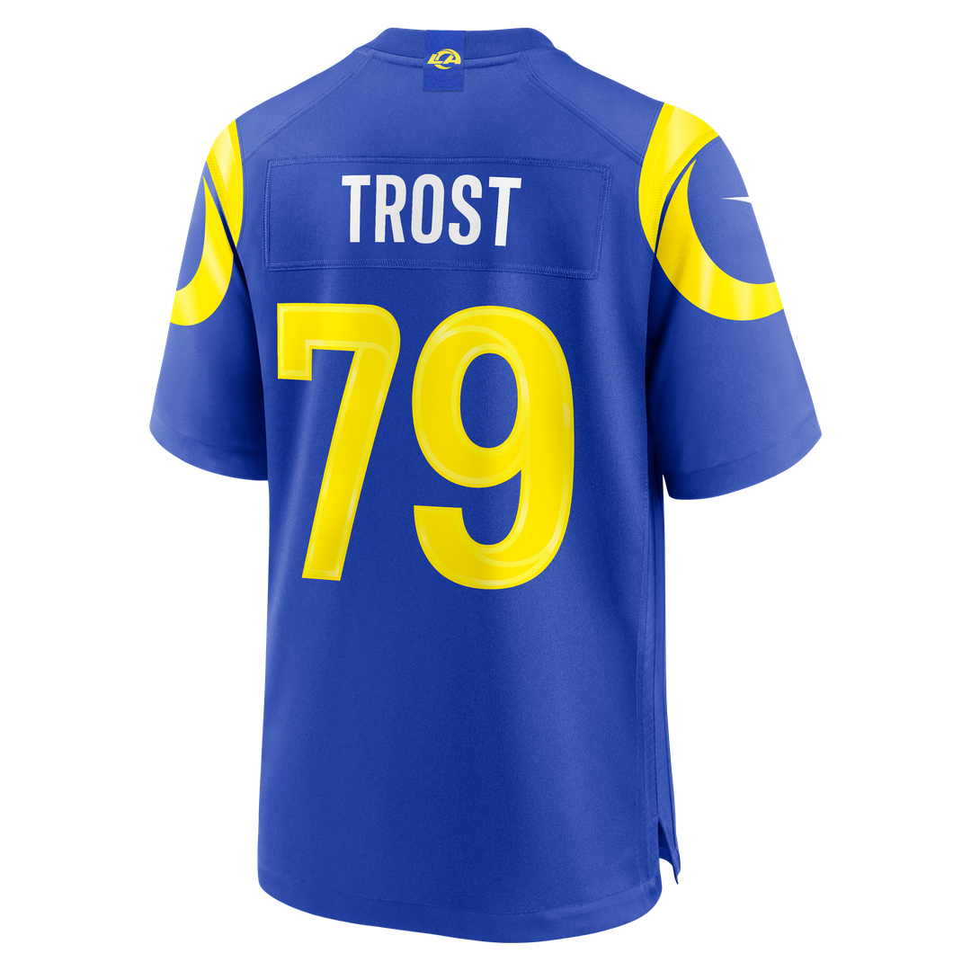 Los Angeles Rams Keagen Trost Nike Royal Game Jersey