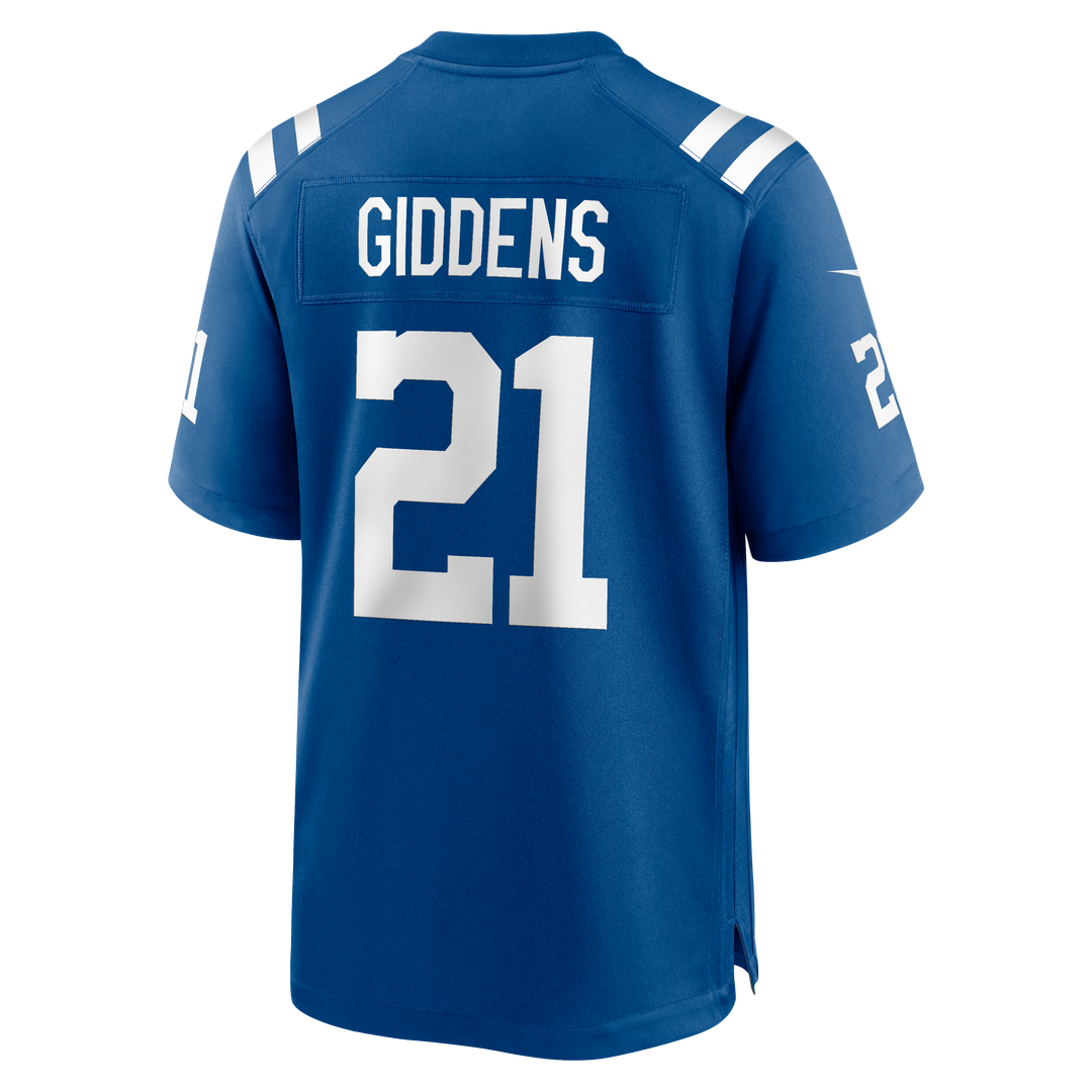 Indianapolis Colts DJ Giddens Nike Royal Game Jersey