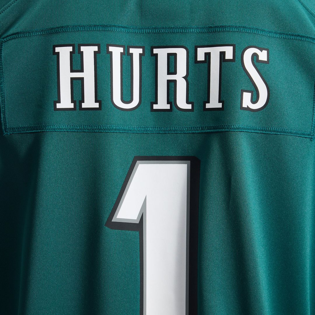 Philadelphia Eagles Jalen Hurts Nike Midnight Green Game Jersey