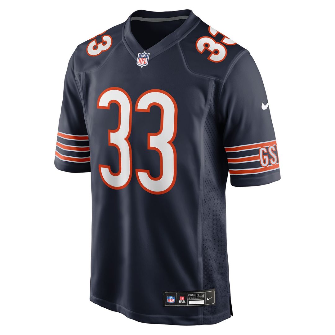 Chicago Bears Jaylon Jones Nike Navy Game Jersey