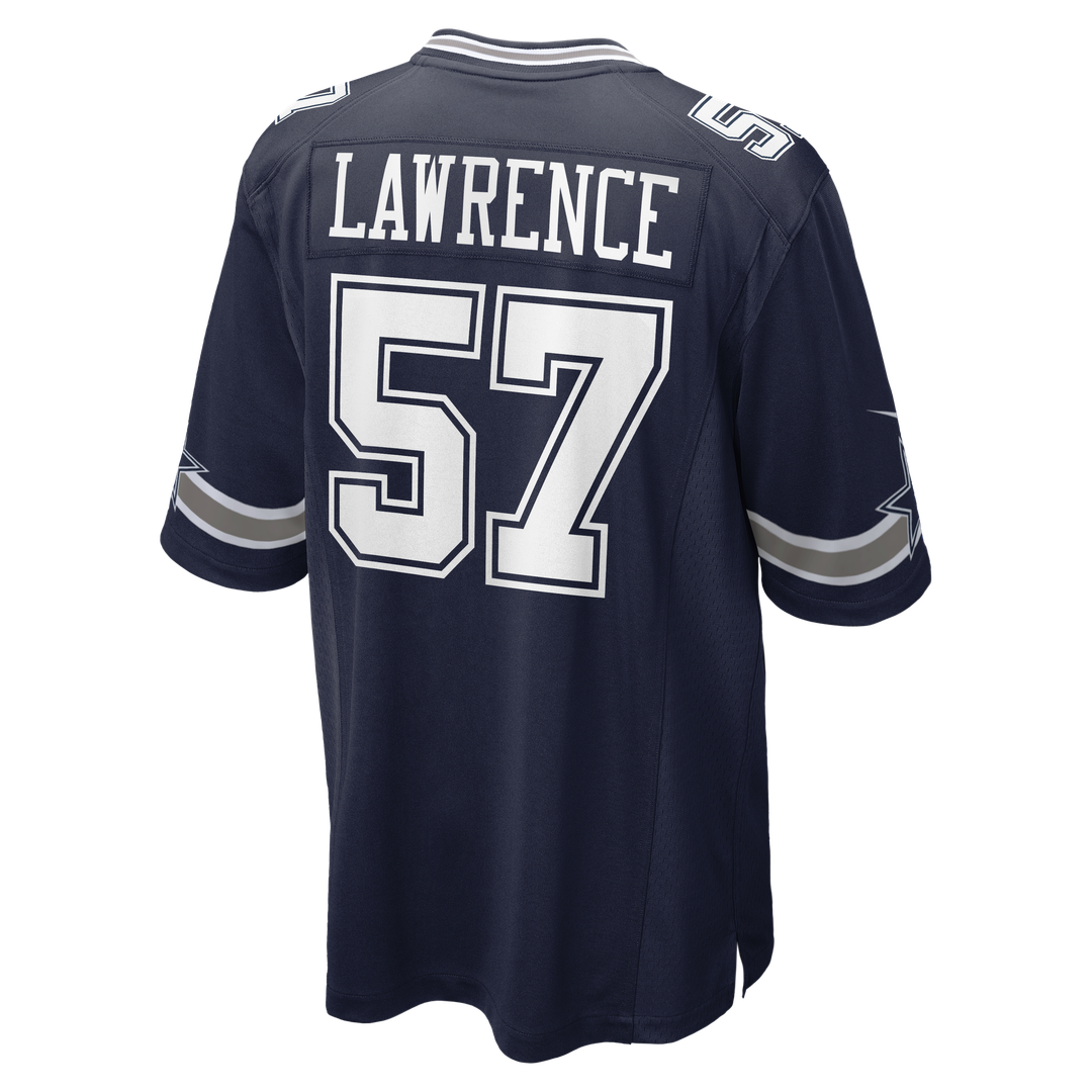 Dallas Cowboys Malachi Lawrence Nike Navy Game Jersey
