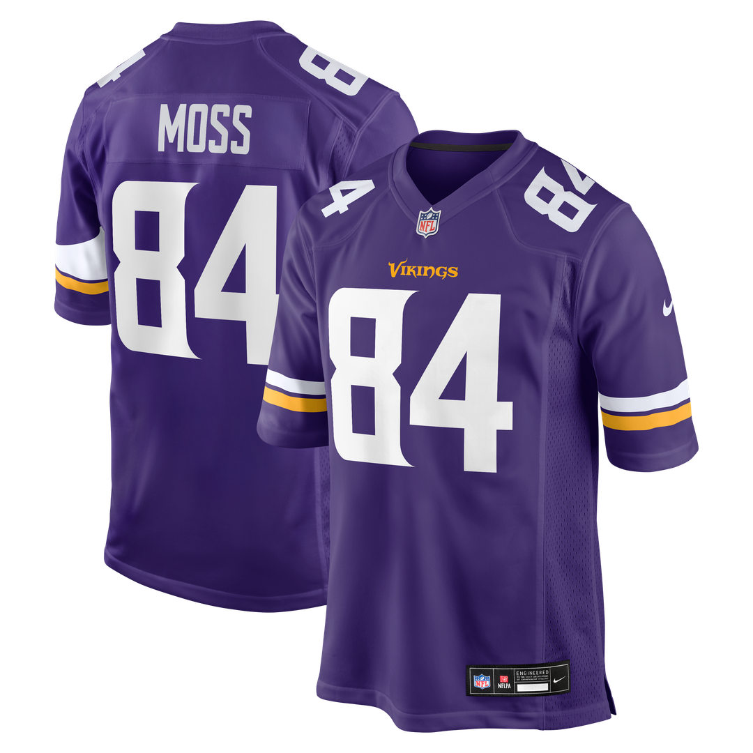 Minnesota Vikings Randy Moss Nike Purple Retired Player Game Jersey