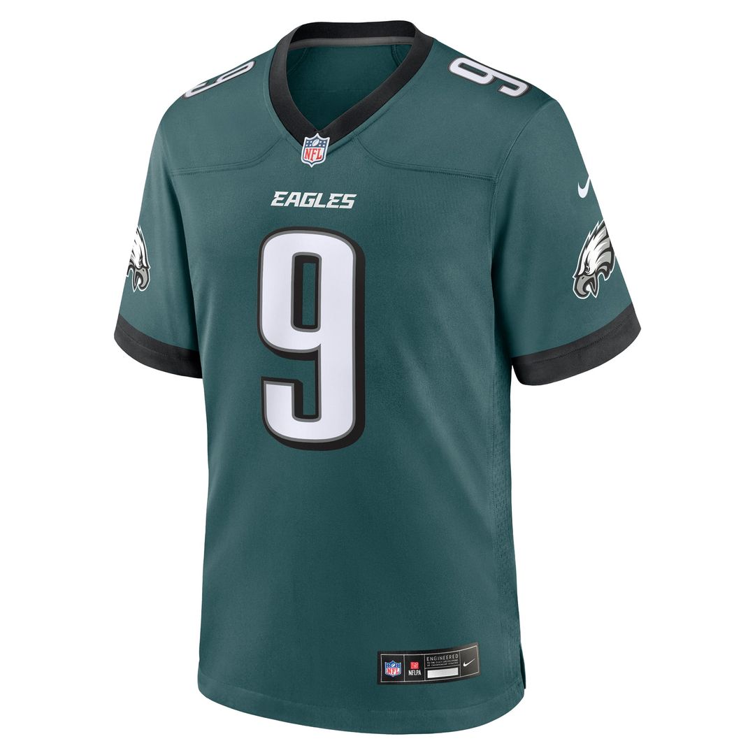 Philadelphia Eagles Nick Foles Nike Midnight Green Team Retired Game Jersey