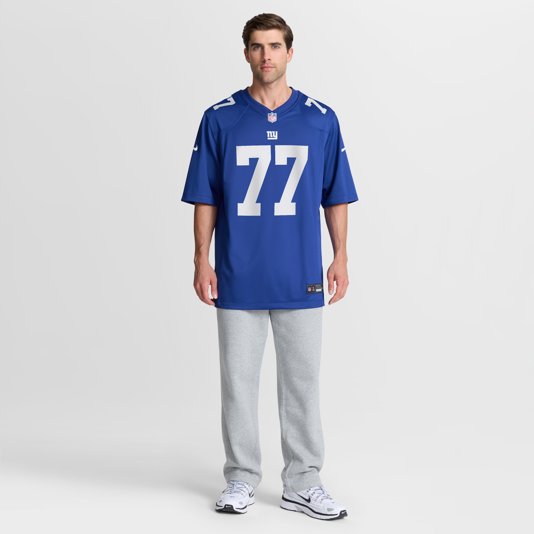 New York Giants Daniel Faalele Nike Royal Game Jersey