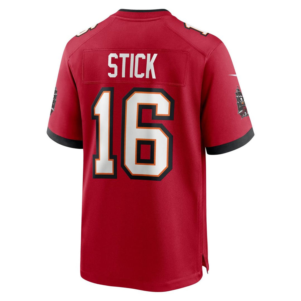 Tampa Bay Buccaneers Easton Stick Nike Red Game Jersey
