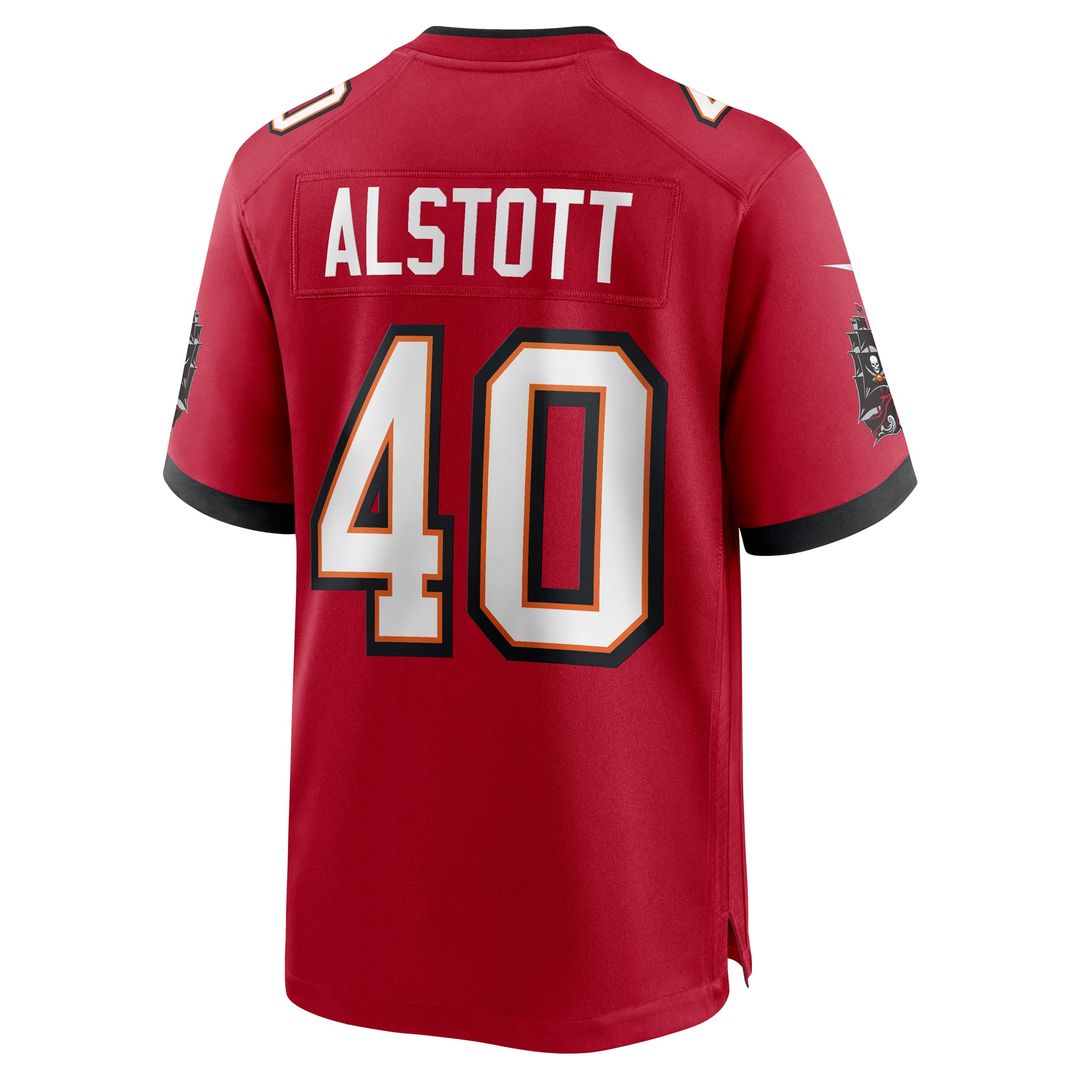 Tampa Bay Buccaneers Mike Alstott Nike Red Retired Game Jersey