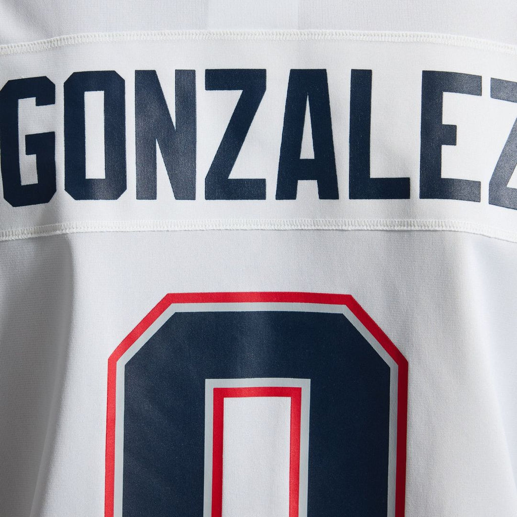 New England Patriots Christian Gonzalez Nike Navy Game Jersey