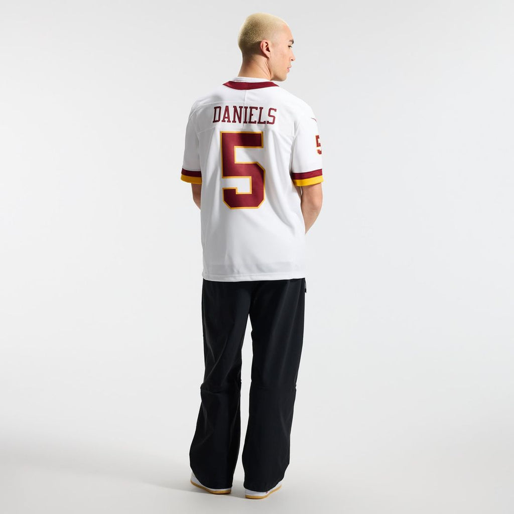 Washington Commanders Jayden Daniels Nike White Vapor FUSE Stitched Limited Jersey
